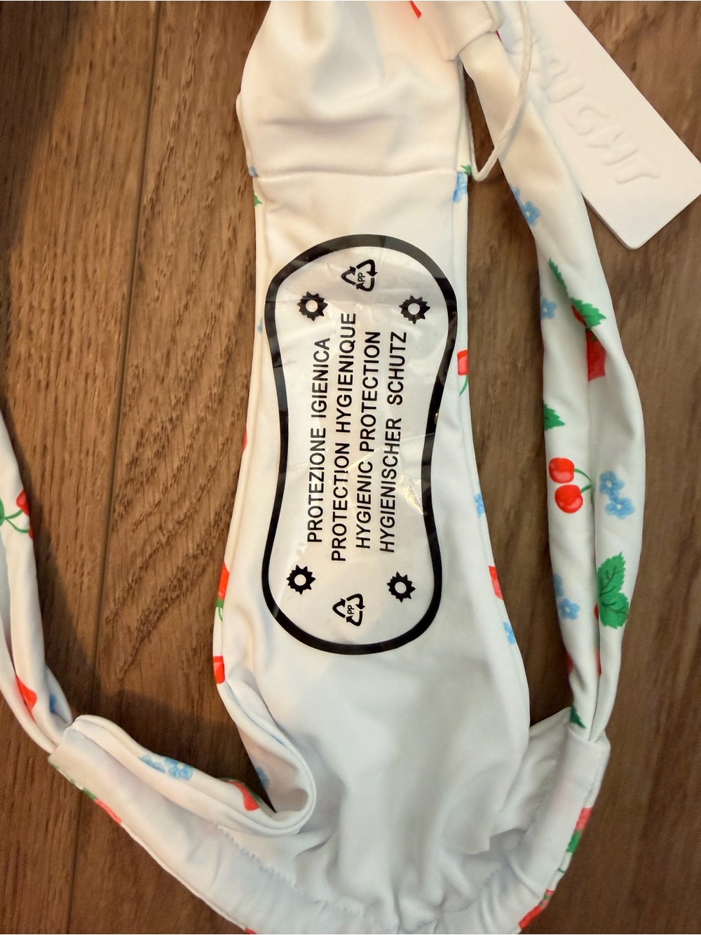 NWT Bright Swimwear Nia Berry Bliss High Rise Bikini Bottom M - Picture 5 of 6